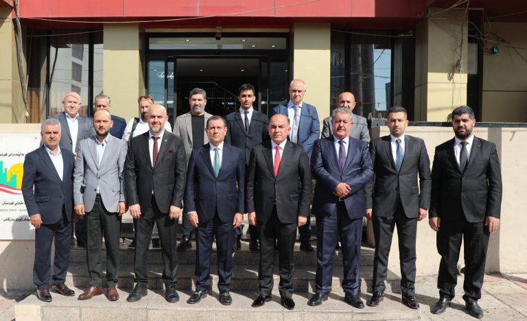 شاندێکی بازرگانی وڵاتی تورکیا سەردانی ژووری بازرگانی سلێمانی دەکەن.